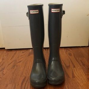 Never worn hunter rain boots